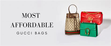 gucci bag affordable|most affordable Gucci bag.